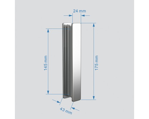 Душевой уголок Abber Sonnenstrand 110x90 профиль Хром стекло прозрачное