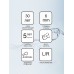 Душевая дверь Ravak Chrome 80 блестящий прозрачный