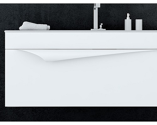 Тумба под раковину Clarberg Papyrus 100 PAP0110 подвесная Белая