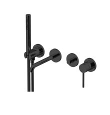 Смеситель для ванны Gattoni Circle Two цвет Nero Opaco