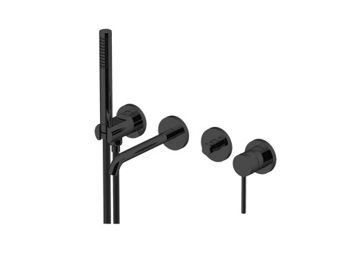 Смеситель для ванны Gattoni Circle Two цвет Nero Opaco