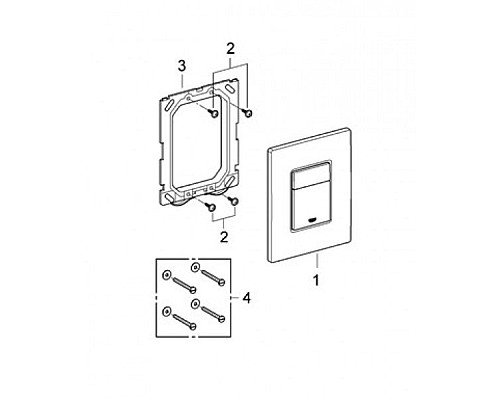 Накладная панель Grohe 38732SH0