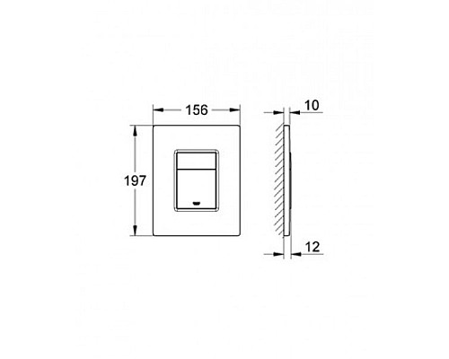 Накладная панель Grohe 38732SH0