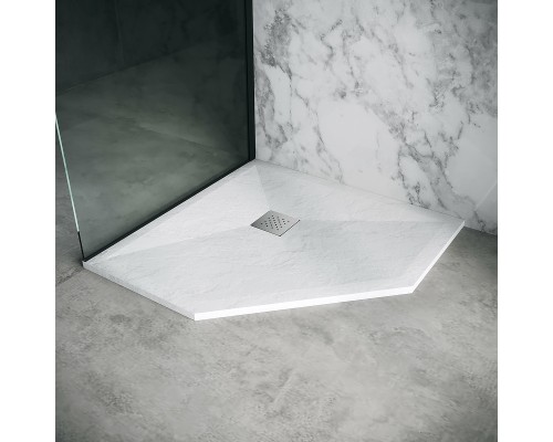 Душевой поддон из искусственного камня Grossman Strong 100x100 GR-S1100100D Белый