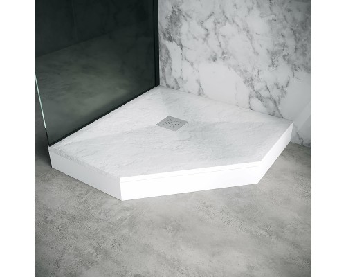 Душевой поддон из искусственного камня Grossman Strong 100x100 GR-S1100100D Белый