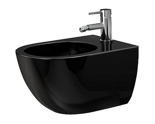 Биде CeramaLux 2197-18 подвесное Черное глянцевое