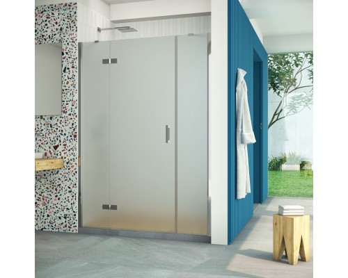 Дверь в душевой проем AFP-F Retta 140 08 10 L стекло сатин