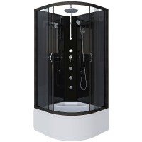 Душевая кабина Niagara Classic 90x90 6508-14BKTG с гидромассажем