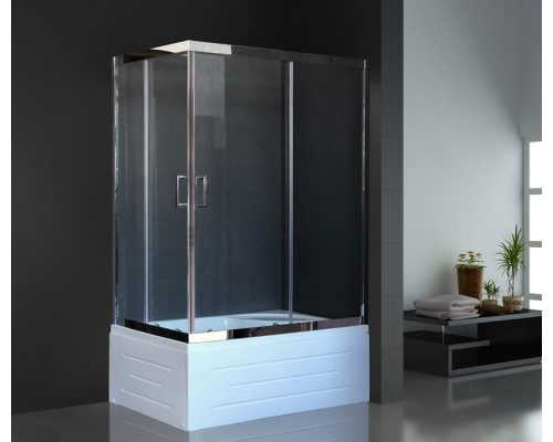 Душевой уголок Royal Bath BP 100х80 с поддоном с поддоном Хром