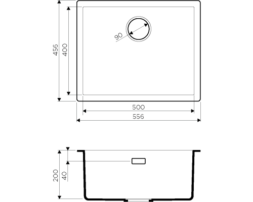 Кухонная мойка Omoikiri Yamakawa 55-U,I-GR 4993777 leningrad grey