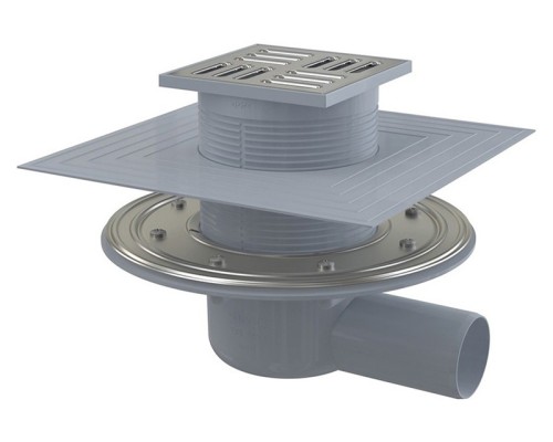 Душевой трап AlcaPlast APV1324 выпуск боковой, гидрозатвор комбинированный SMART