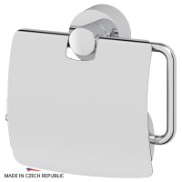 Держатель туалетной бумаги с крышкой (хром) FBS NOS 055 