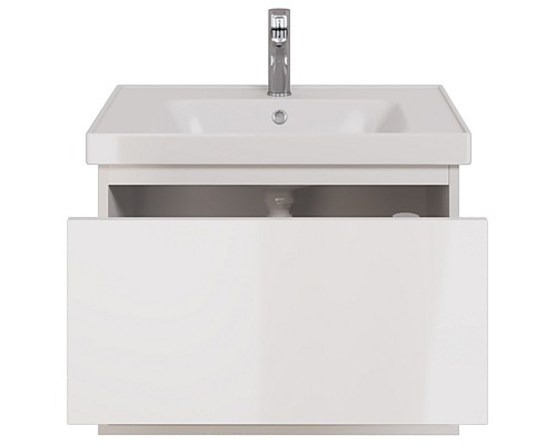 Тумба под раковину Dreja Perfecto 70 99.0807 подвесная Белый глянец