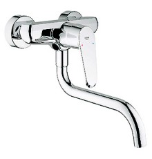 Смеситель Grohe однорычажный для мойки с низкимом