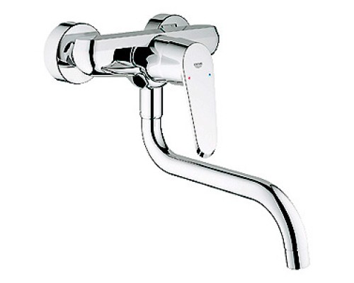 Смеситель Grohe однорычажный для мойки с низкимом