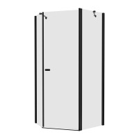 Душевое ограждение NEW TRENDY NEW SOLEO BLACK 100x80x195 (черный)