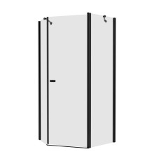 Душевое ограждение NEW TRENDY NEW SOLEO BLACK 100x80x195 (черный)