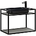 Консоль под раковину Allen Brau Liberty 75 1.33001.BB Черный браш