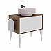 Раковина Kerama Marazzi ARTBASIN Vento накладная 50, мальва матовая