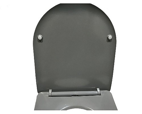 Унитаз CeramaLux B2330-3MH подвесной Серый матовый с сиденьем Микролифт