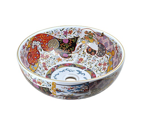 Раковина-чаша Bronze de luxe 2231 Festival