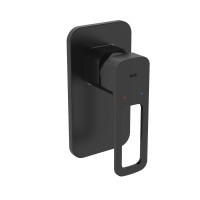 Встраиваемый смеситель с одним выходом черный IDDIS Slide SLIBL00i66