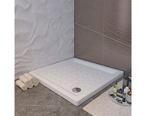 Керамический душевой поддон RGW CER CR-088 80x80 19170188-01 Белый