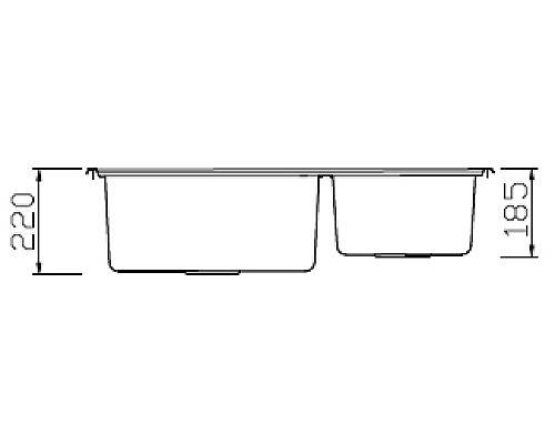Кухонная мойка Seaman Eco Roma SMR-8650B.B Нержавеющая сталь