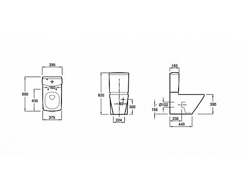 Бачок Jacob Delafon E141600