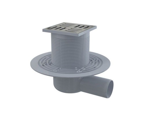 Душевой трап AlcaPlast APV1311 выпуск боковой, гидрозатвор мокрый