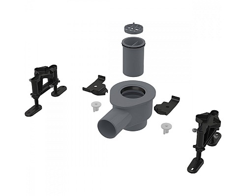Сифон для душевого лотка AlcaPlast APZ-S12 с комплектом регулируемых ног