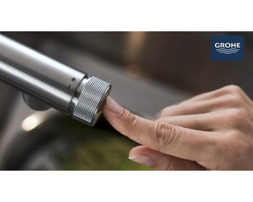 Смеситель для кухни Grohe Essence SmartControl Темный графит глянец