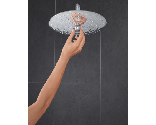 Верхний душ Grohe и Душевой кронштейн Grohe 26459000 380 мм