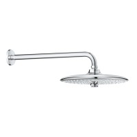 Верхний душ Grohe и Душевой кронштейн Grohe 26459000 380 мм