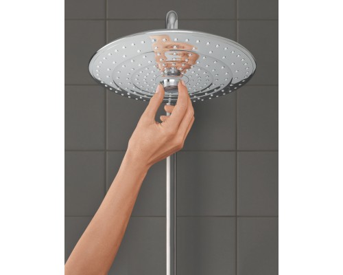Верхний душ Grohe и Душевой кронштейн Grohe 26459000 380 мм