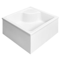 Акриловый поддон для душа Radaway Naxos C 80x80x41 белый