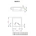 Акриловый поддон для душа Radaway Naxos C 90x90x41 белый