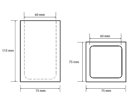 Стакан для зубных щеток Bemeta Gamma 145711314 Белый