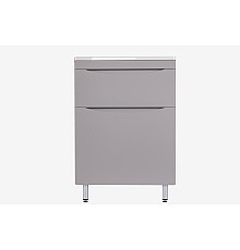 Тумба под раковину Style line Бергамо СС-00002309 напольная серая