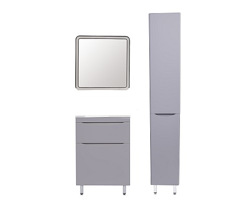 Тумба под раковину Style line Бергамо СС-00002309 напольная серая