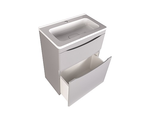 Тумба под раковину Style line Бергамо СС-00002309 напольная серая