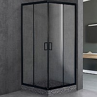 Душевой уголок Royal Bath HPD 110х90 RB9110HPD-T-BL профиль Черный стекло прозрачное