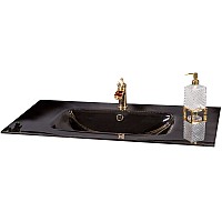 Столешница стекло 110см моноблок BLACK