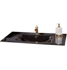 Столешница стекло 110см моноблок BLACK