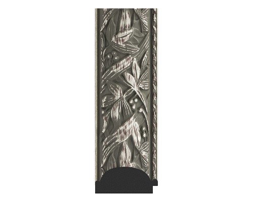 Зеркало Evoform Exclusive 99х69 BY 3442 с фацетом в багетной раме - Византия серебро 99 мм