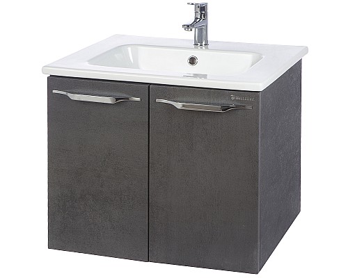 Тумба под раковину Bellezza Луиджи 60 4639209180426 подвесная Серая