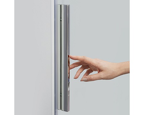 Душевой уголок WasserKRAFT Dinkel 140x80 58R35 профиль Хром стекло прозрачное