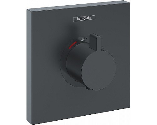 Смеситель для душа Hansgrohe ShowerSelect HighFlow 15760670 с термостатом Черный матовый