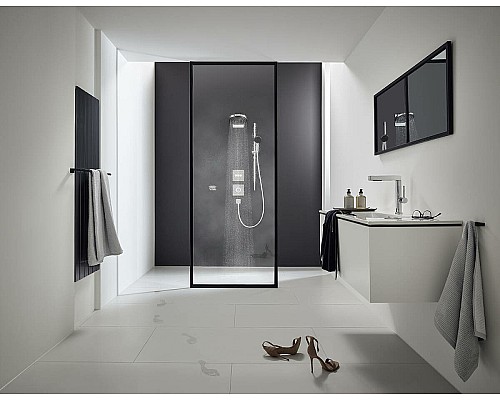 Смеситель для душа Hansgrohe ShowerSelect HighFlow 15760670 с термостатом Черный матовый