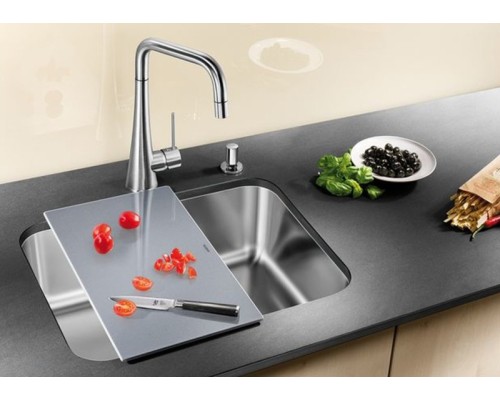 Кухонная мойка Blanco Supra 500-U 518205 с корзинчатым вентилем